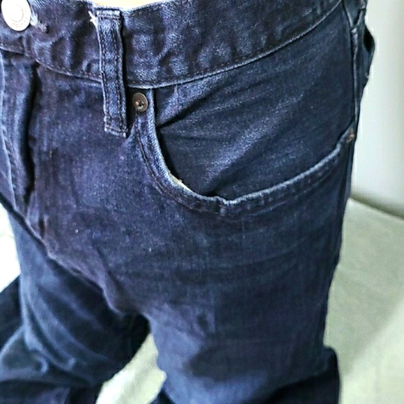 American Eagle Dark Wash Slim & Straight Jeans 34 - Picture 9 of 16